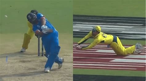 rohit catch by head